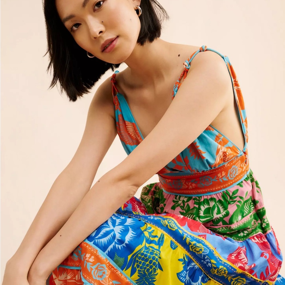FARM Rio Lace Garden Mix Maxi Dress - Picture 8 of 10